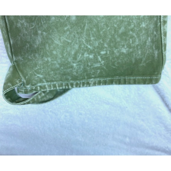 Fashion Nova Women's Junior Size 11 Green Cargo Jeans Hip Hop Skater Wide Leg - Picture 16 of 16